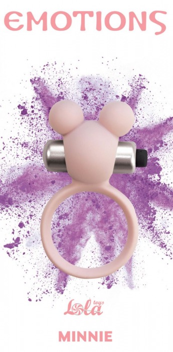 Розовое эрекционное виброколечко Emotions Minnie Light pink - Lola Games - в Шахтах купить с доставкой