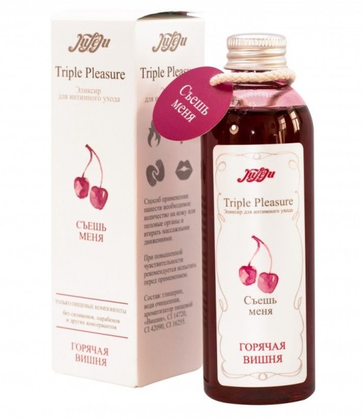 Эликсир Triple Pleasure  Горячая вишня  - 130 гр. - JULEJU - купить с доставкой в Шахтах