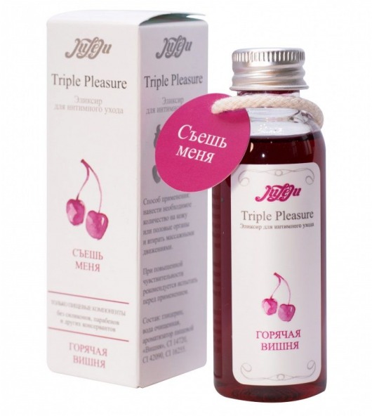 Эликсир Triple Pleasure  Горячая вишня  - 65 гр. - JULEJU - купить с доставкой в Шахтах