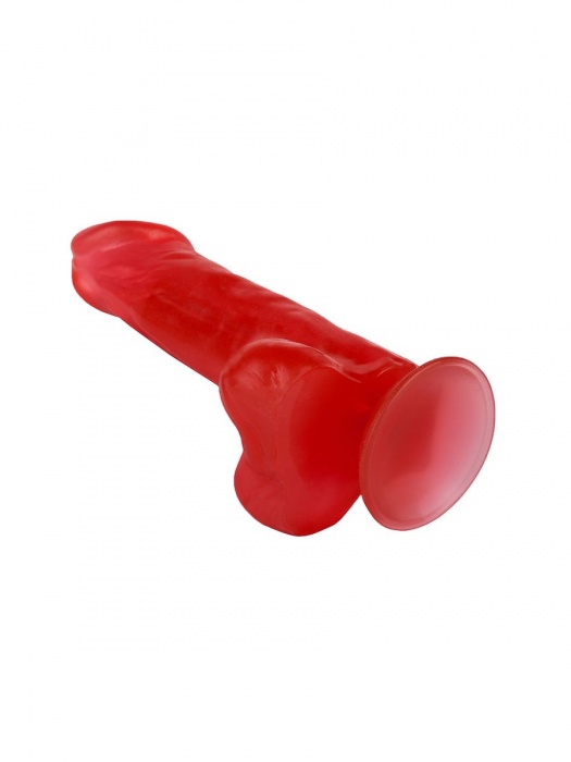 Гелевый фаллоимитатор №26 с присоской - 21 см. - Джага-Джага