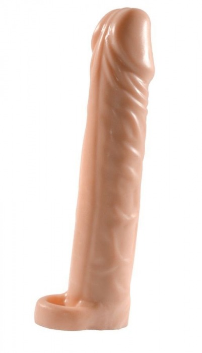 Телесная насадка-удлинитель Extension sleeve с подхватом - 17 см. - Sitabella - в Шахтах купить с доставкой