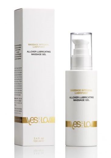 Массажный гель-смазка на силиконовой основе Allover Massage Gel - 100 мл. - YESforLOV - купить с доставкой в Шахтах