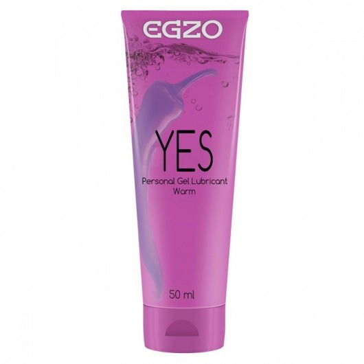 Согревающий лубрикант на водной основе Egzo Yes - 50 мл. - EGZO - купить с доставкой в Шахтах
