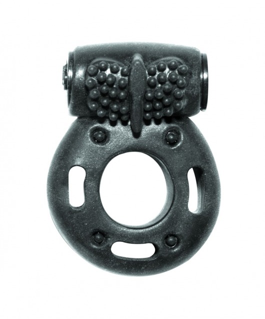 Черное эрекционное кольцо с вибрацией Rings Axle-pin - Lola Games - в Шахтах купить с доставкой