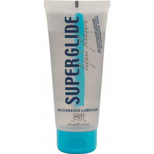 Интимная смазка на водной основе Superglide - 100 мл. - HOT - купить с доставкой в Шахтах