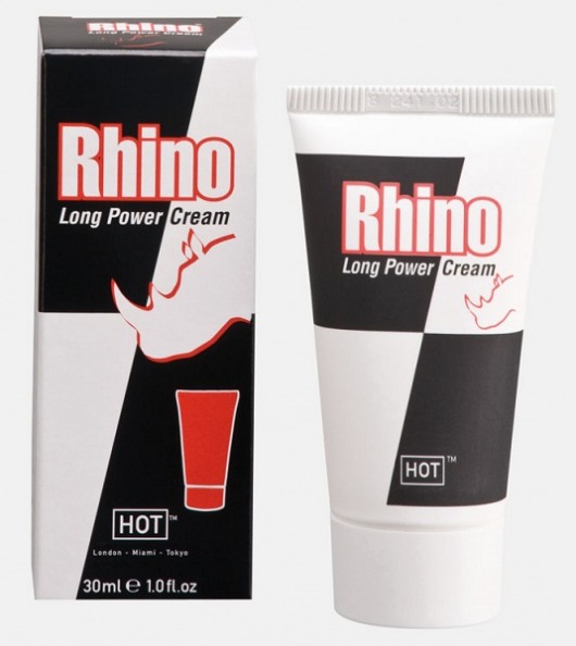 Крем-пролонгатор для мужчин Rhino - 30 мл. - HOT - купить с доставкой в Шахтах