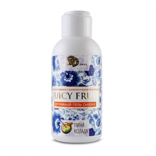 Интимный гель на водной основе JUICY FRUIT с ароматом пина колада - 100 мл. - БиоМед - купить с доставкой в Шахтах