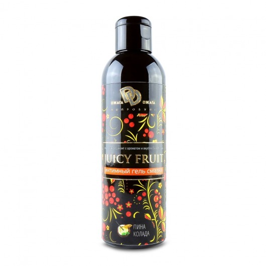 Интимный гель на водной основе JUICY FRUIT с ароматом пина колада - 200 мл. - БиоМед - купить с доставкой в Шахтах