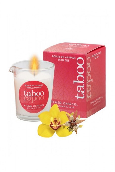 Массажное аромамасло с афродизиаками для женщин RUF Taboo Plaisir charnel - 60 гр. - RUF - купить с доставкой в Шахтах