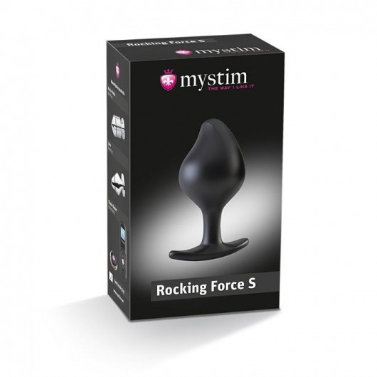 Анальная пробка Rocking Force S для электростимуляции - 9,5 см. - MyStim - купить с доставкой в Шахтах