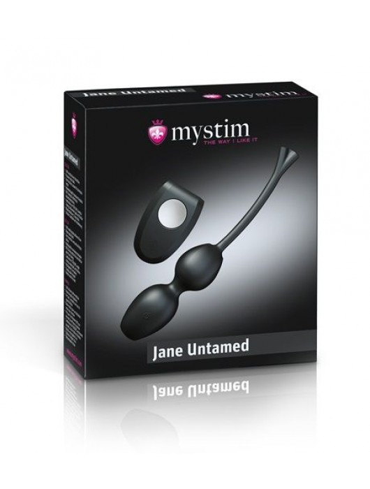 Вагинальные виброшарики с миостимуляцией и пультом ДУ Jane Untamed - MyStim