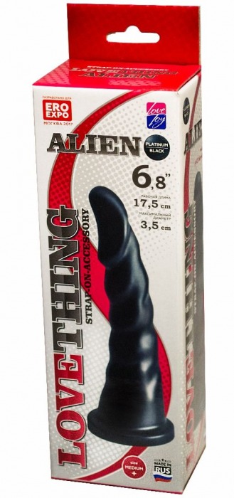 Насадка для трусиков харнесс Alien - 17,5 см. - LOVETOY (А-Полимер) - купить с доставкой в Шахтах