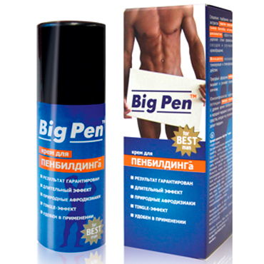 Крем Big Pen для увеличения полового члена - 50 гр. - Биоритм - в Шахтах купить с доставкой