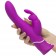 Лиловый вибратор-кролик Curve Rechargeable Rabbit Vibrator - 25,4 см. - Happy Rabbit купить в Шахтах с доставкой в Orgasmix.ru Лиловый вибратор-кролик Curve Rechargeable Rabbit Vibrator - 25,4 см. - Happy Rabbit