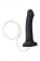 Черный фаллос с имитацией эякуляции Silicon Cum Dildo L - 19,6 см. - Strap-on-me - купить с доставкой в Шахтах