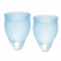 Набор голубых менструальных чаш Feel confident Menstrual Cup - Satisfyer - купить с доставкой в Шахтах