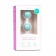 Бело-голубые вагинальные шарики Jiggle Balls - Easy toys