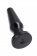 Черная анальная втулка Gemini β - 12,3 см. - POPO Pleasure