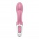 Розовый вибратор-кролик с расширением Air Pump Bunny 2 - 20,4 см. - Satisfyer