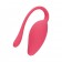 Коралловый вибромассажёр-яйцо с гибким хвостиком - Волшебная страна