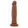 Коричневый фаллоимитатор с подвижной кожей Keon - 21,4 см. - Baile купить с доставкой в интернет-магазине Orgasmix в Шахтах Коричневый фаллоимитатор с подвижной кожей Keon - 21,4 см. - Baile