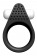 Чёрное эрекционное кольцо LIT-UP SILICONE STIMU RING 1 BLACK - Dream Toys - в Шахтах купить с доставкой Чёрное эрекционное кольцо LIT-UP SILICONE STIMU RING 1 BLACK - Dream Toys - в Шахтах купить с доставкой